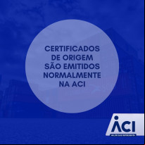 Certificados de origem são emitidos normalmente